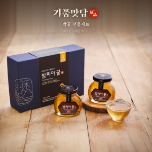 [기품맛담] 밤꿀 선물세트 400g(200g×2)