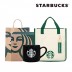 [스타벅스] 블랙 사이렌 머그 355ml + 그린보냉백&키링세트 (쇼핑백 동봉)