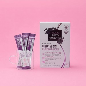 [FASACO] 데일리 슬림핏 다이어트&유산균 3.5g x 30포 (105g)