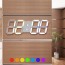 국산 시즌3 플라이토 프리즘 3D LED 벽시계 LG전구 38cm