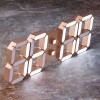 국산 시즌3 플라이토 골드 3D LED 벽시계 LG전구 38cm