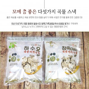 참죽(가죽) 하수오 다섯가지곡물스낵 200g x 4EA