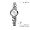[TANDY] 탠디 럭셔리 여성용 쥬얼워치(스와로브스키 식입) T-4033 실버