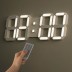 국산 플라이토 3D LED 인테리어 벽시계 LG전구 38cm_크림화이트