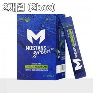 모스탄스 그린믹스 맥주효모환 2개월분(2박스=60스틱)
