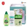 CJ이츠웰 순그린320ml용기,순그린리필300ml,베이킹소다500g용기 3종세트 02034