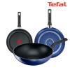 테팔 팬&냄비 PTFE 미드나잇 블루 3종세트 (프라이팬 20cm + 26cm + 볶음팬 28cm)