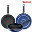 테팔 팬&냄비 PTFE 미드나잇 블루 3종세트 (프라이팬 24cm + 26cm + 28cm)