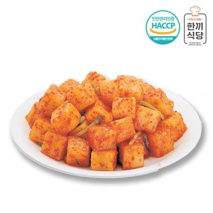 한끼식당 우리 농산물 100% 깍두기10kg