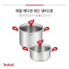 테팔 에디션 레드 인덕션 냄비 양수20+곰솥22cm
