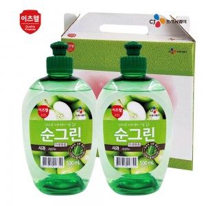 CJ순그린 사과2종세트500ml(캡형) 00389