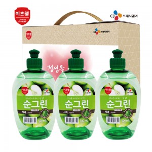 CJ순그린 사과3종세트500ml(캡형) 00393