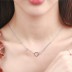 [Belisa] 벨리사 주얼리 투윈 더블링 목걸이 BLS-N7002WG
