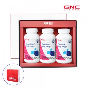 [GNC] 츄어블 비타민C 100 125정 3입세트