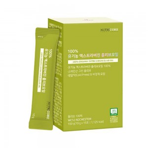 [뉴트리코어] 100% 유기농 엑스트라버진 올리브오일 2박스 (10g x 30포) - 단품 2박스