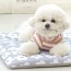 [개과천선] 미로 강아지 사각 방석 애견 꽃무늬 쿠션 꿀잠 침대 다용도 고양이 소프트 그레이 중형