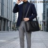 [블루링스] PU가죽 소프트 토트 크로스 비즈니스 가방 (블랙) ABC-00559