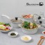 실버스타 쿡쿡 세라믹코팅 인덕션IH 주물냄비 3종세트(편수냄비18cm+양수냄비20cm+전골냄비24cm)