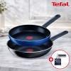 ★풍성페스타★ [테팔] 드레스블루 프라이팬 28cm+초코브라우니 멀티팬 28cm+(사은품) 대나무 키친타월 3겹 100매+장바구니1개