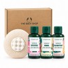 [더바디샵] 샤워젤 60ml 3p(향 랜덤) + [마리앤코] 핸드 샤워볼 1p(색상 랜덤) 세트 (쇼핑백 동봉)