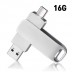 [보스위즈] USB 3.2 C타입 OTG 2in1 유에스비 양면스윙 메모리 벌크형 16G