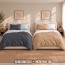 [리오타노 이태리] 솔레아 리버서블 저소음 사계절 차렵이불(SS)+베개커버 1장
