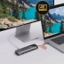 [유니콘] 8IN1 기가LAN/HDMI 멀티허브 PD90W충전 4K TF SD카드리더 TCH-L80